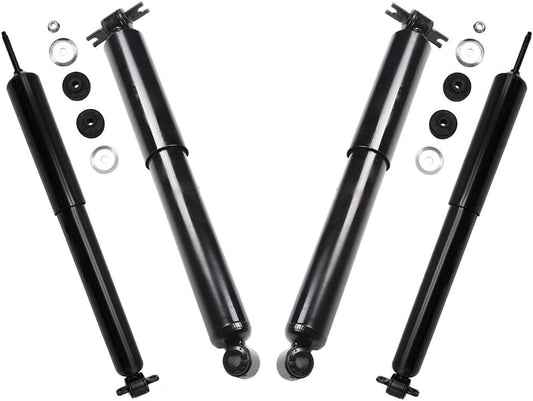 SCITOO Front & Rear (4 Pcs) Shocks for Jeep, Shocks Absorbers Fits 1991-2001 for Jeep for Cherokee with 37027 37083 344089 344088 Shocks and Struts Auto Shocks