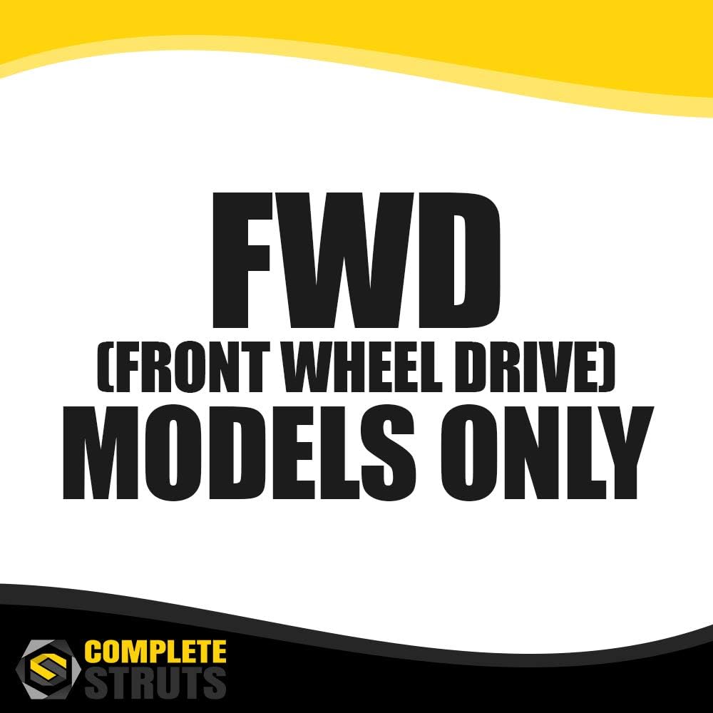 Complete Struts COMPLETESTRUTS - Front Complete Strut Assemblies with Coil Springs and Rear Shock Absorbers Replacement for 2010-2015 Hyundai Tucson FWD - Set of 4