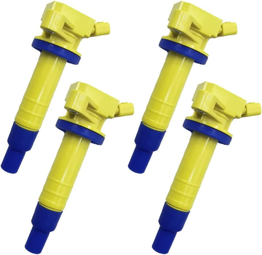 4PCS ARKAUTO HIGH PERFORMANCE IGNITION COIL 9091902239 90919T2006 90919T2002 9091902262 9008019015 UF247 C1249 FOR TOYOTA CELICA COROLLA MATRIX MR2SPYDER CHEVROLET PRIZM PONTIAC VIBE 1.8L L4 1ZZ 3ZZ