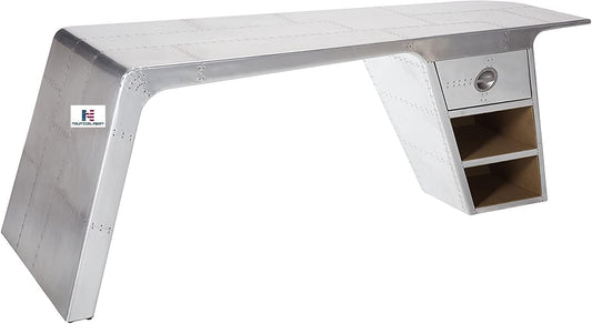 Vintage Wing Desk Beautiful Handmade Aluminum Home & Office Desk Furniture
