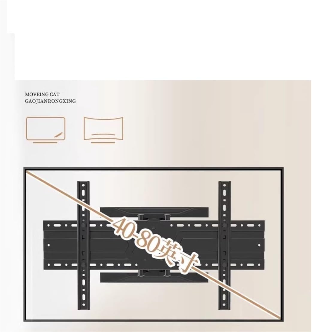 TV Mounts,TV Stand TV Bracket Wall Mount TV Bracket for 40-70 Inch TVs, Adjustable Height Telescoping Tilt and Swivel TV Stand Holds Up to 110Lbs TV Mount Stand for Living Room Bed