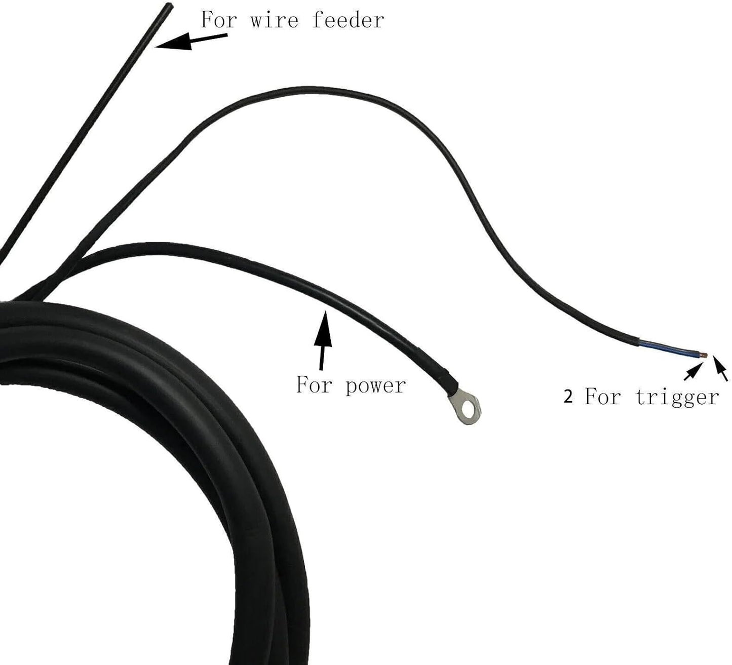 10Ft Mig Gun Compatible with TITANIUM Easy-Flux 125 Amp Welder 56355 56359 57861 Parts and Give away nozzle tips