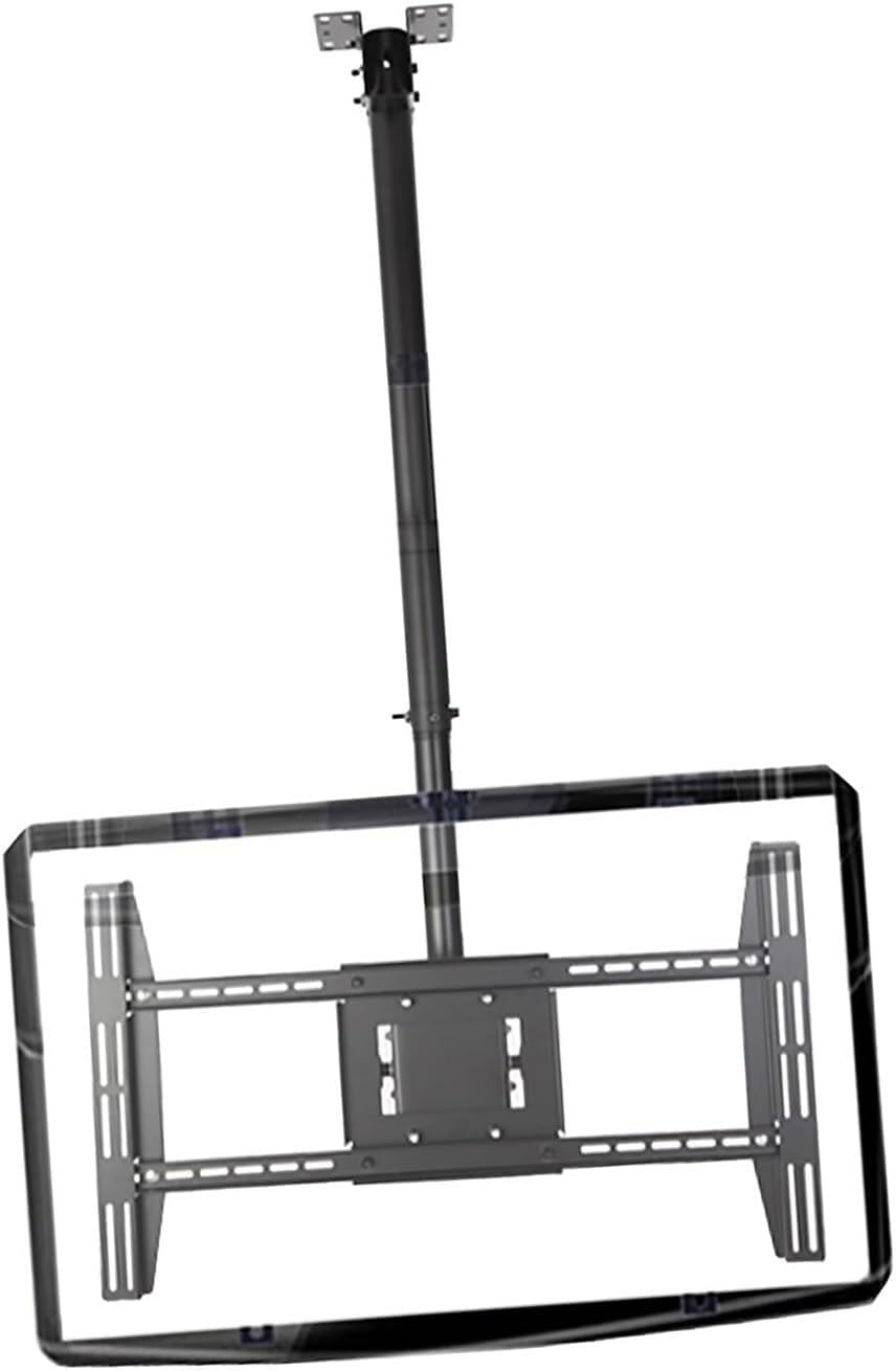 Ceiling TV Mount Bracket, Adjustable TV Ceiling Mount for 55-75 Inch Plasma Flat Screens, 0-15° Tilt and 360° Rotation, Ceiling\/Walls Installation(3.6cm)