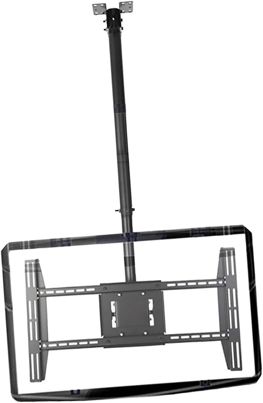 Ceiling TV Mount Bracket, Adjustable TV Ceiling Mount for 55-75 Inch Plasma Flat Screens, 0-15° Tilt and 360° Rotation, Ceiling\/Walls Installation(3.6cm)