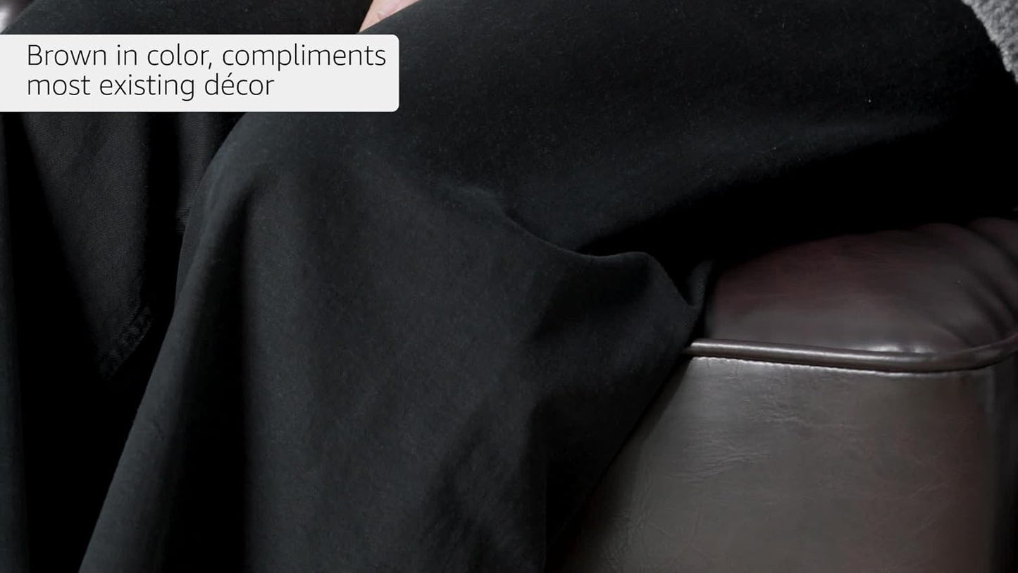 Christopher Knight Home Walder Reconstituted Bycast Leather Recliner, Brown