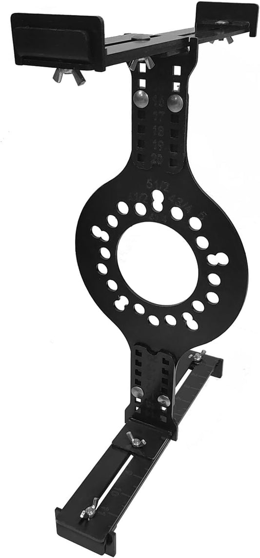 Wheel Fitment Simulator Tool, Tire/Rim Fit Size Measuring Mockup Tool, 14"-20", 5-Lug