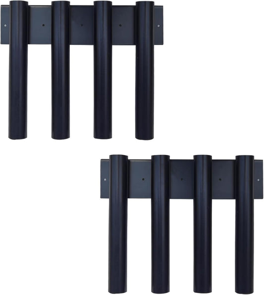 8-hole Shovel Holder for Truck, Shovel Mount 8 Holes in 2 Groups, Heavy Duty Trailer Tool Rack for Trimmer, Rake, Lawn, Landscape Hand Tools (Bed & Box Mount) (8 Holes Bed Muont Upgrade)