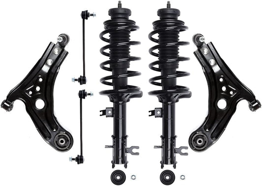 Struts Shock suspension kit for Chevrolet Aveo 2004-2011 struts for Chevrolet Aveo5 2006-2011 struts for Pontiac G3 2009 Complete Struts Assembly 6 Pcs