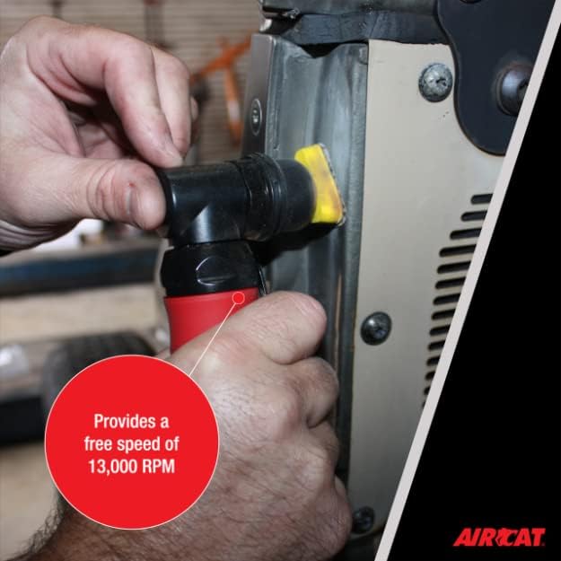 AIRCAT Pneumatic Tools 6320: Spot Sander and Polisher with Internal 1/8-Inch Orbital Head 13,000 RPM