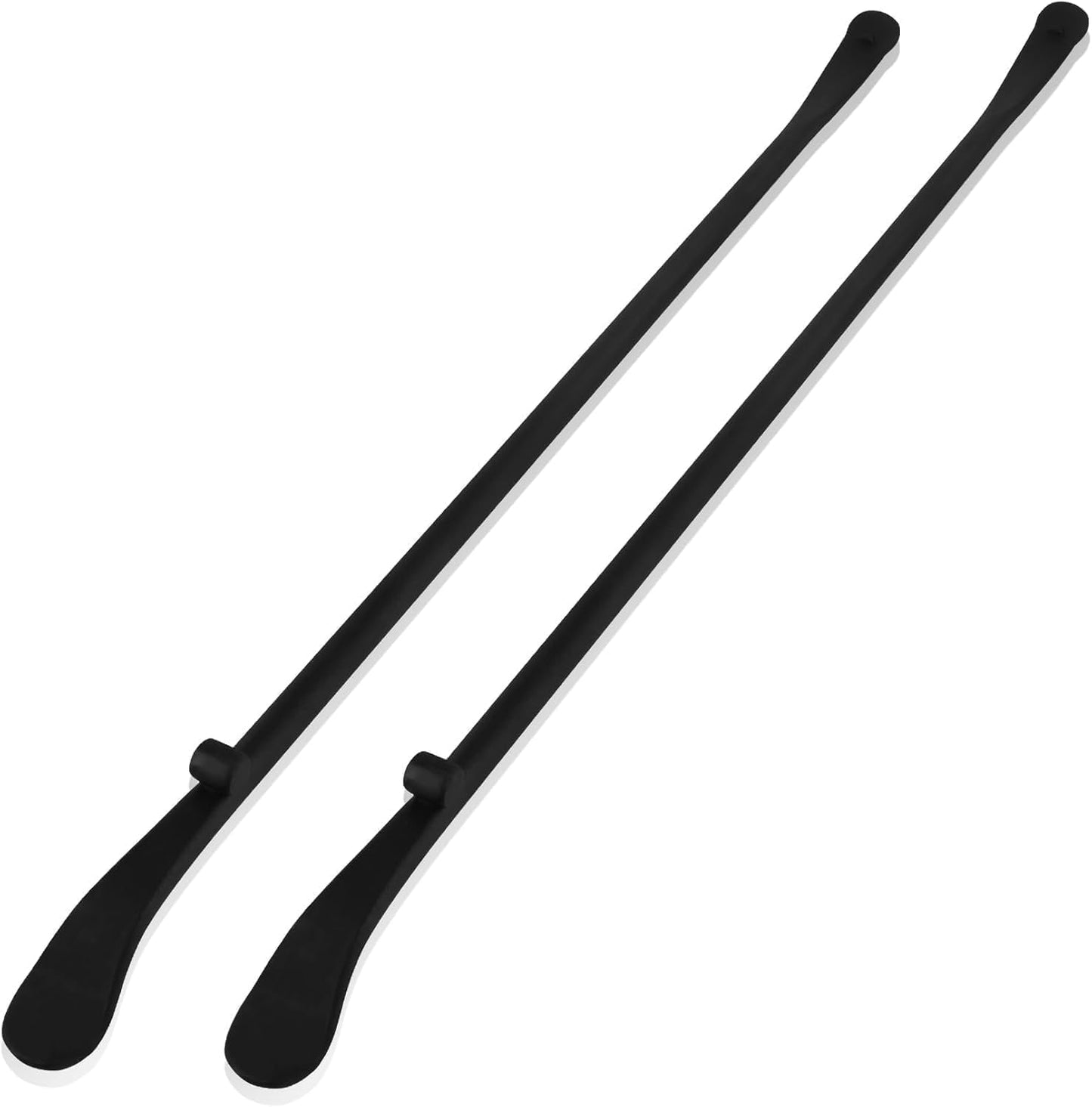 2 PCS Tire Mount and Demount Iron, Tire Changing Removal Tool for Tubeless Tires, Tire Bar for Auto or Truck Maintenance, Replace Manual Tire Changer | 38 in x 4/5 in, Black