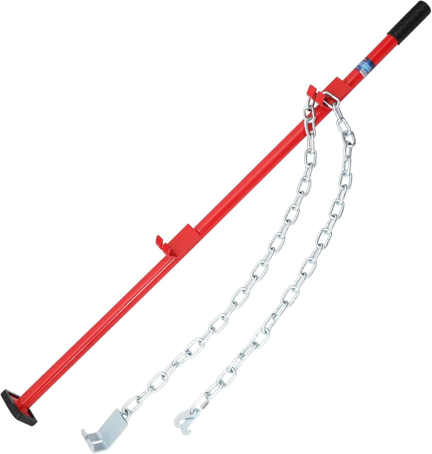 Boats and Cars Smoothing Tool, Hustler Stick Tool Auto Body Can Withstand 2200 Pounds of Pulling Force, Dent Tools are Used for Body, Bumper, Hood, Hull and Deck Dent Fix (Red)