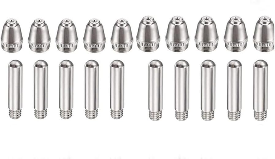 100pcs SG-55 AG-60P WSD-60 Plasma Cutter Consumables，Plasma Cutter Cutting Torch Tip Nozzles Consumables Kit