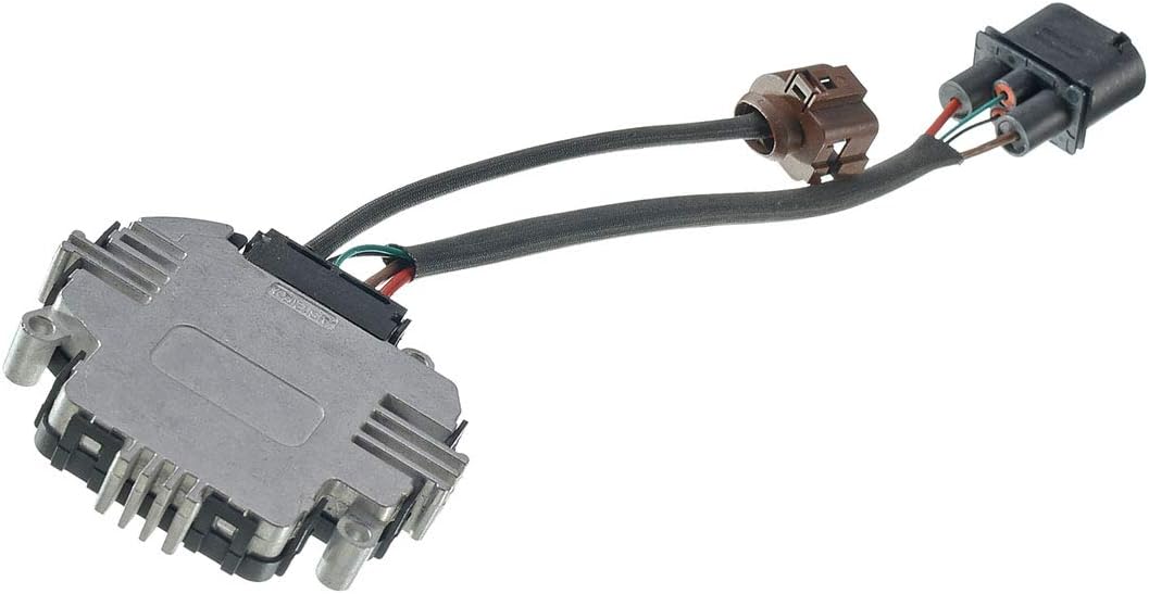 A-Premium Engine Radiator Cooling Fan Control Module Compatible with Volkswagen Jetta, Golf, Passat, Tiguan, Beetle, Eos, CC, GTI, R32, Rabbit & Audi A3, A3 Quattro, TT, TT Quattro