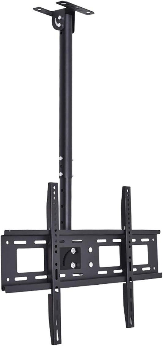 TV Stand,Tv Wall Mount Adjustable Ceiling TV Mount Bracket, Swivel and Tilt TV Mount Fit Most LCD Flat Sn and Curved TVs, with Loading 170 Lbs, Mount On Ceilings (2m)