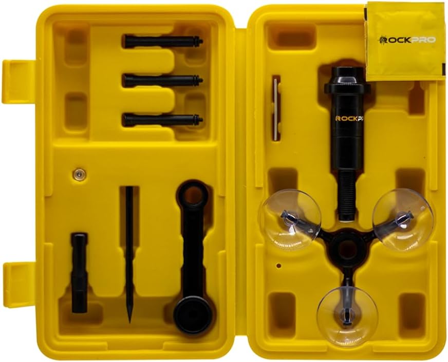 Windshield Repair Kit – Auto Glass Crack & Rock Chip Fix Tool for Car Window – DIY Professional Resin System for Bullseyes, Stars, Combo Breaks – Fast & Easy Fix