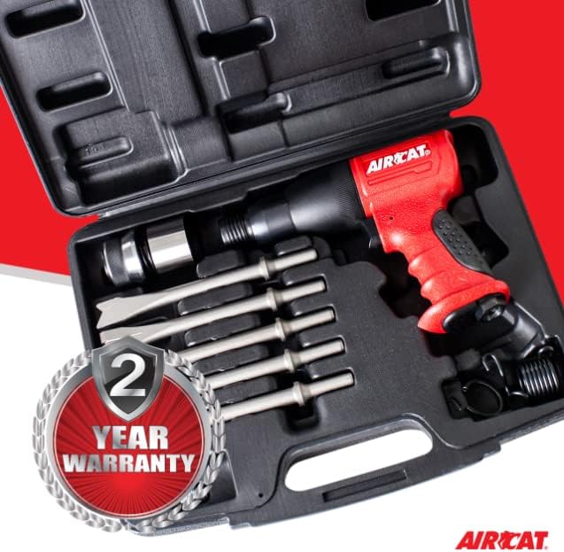 AIRCAT Pneumatic Tools 5100-A: .401-Inch Shank Composite Medium Stroke Air Hammer 3,000 BPM - Kit