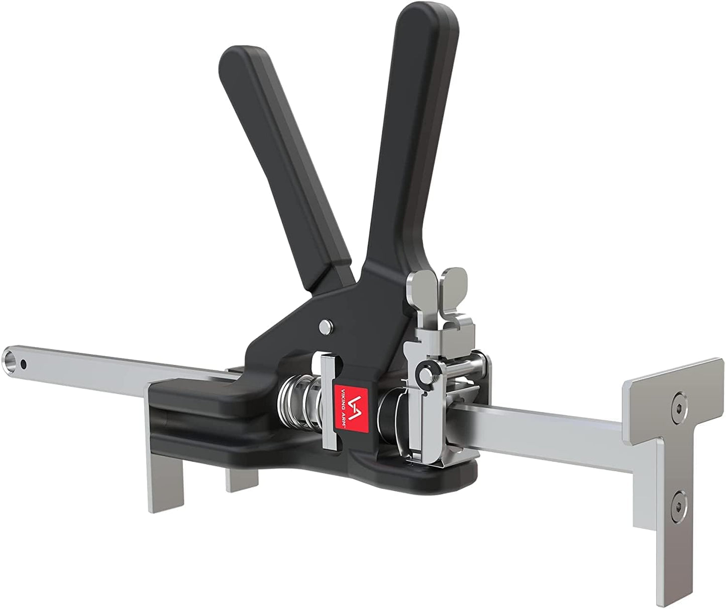 Viking Arm Hand Lifting Tool Jack - Hand Jack Lift Tool for Installing Cabinets, Flooring & Windows, Heavy-Duty Arm Lifting Guide for Frameworks Stainless Steel 330 lb Weight Capacity