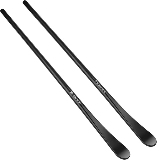 2 PCS Tire Bar, Tire Spoon, 33220 Mt and Demount Spoon, Tire Iron for Fast and Efficient Tire Removal and Installation, 30 in, 11/16 in
