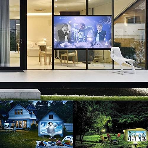 100 Inch 16:9 Outdoor Simple Portable Screen Travel Front & Rear Projection Screen Night Super Thin Projection Screen