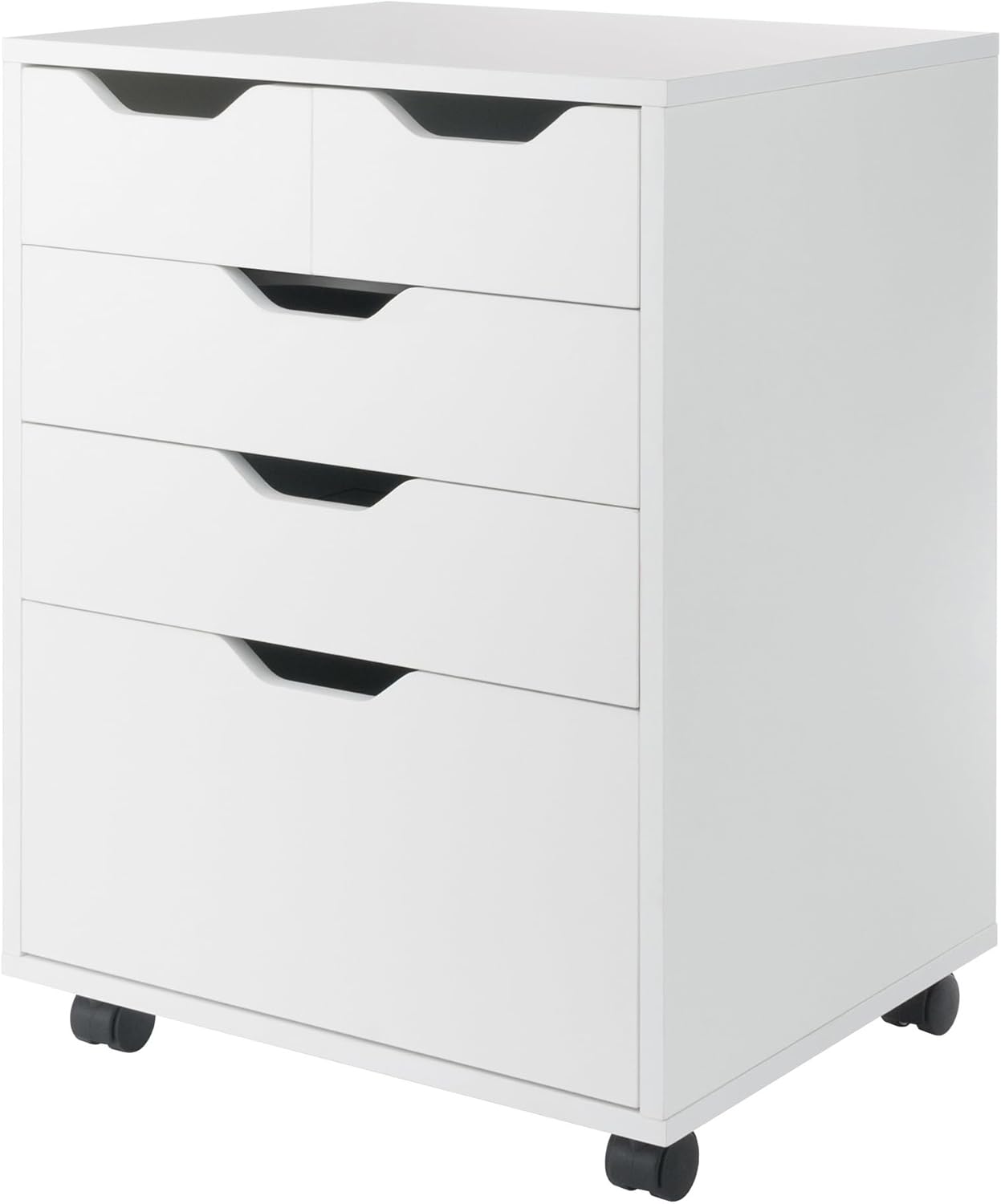 Winsome 10519 Halifax 5-Drawer Composite Wood Cabinet, White