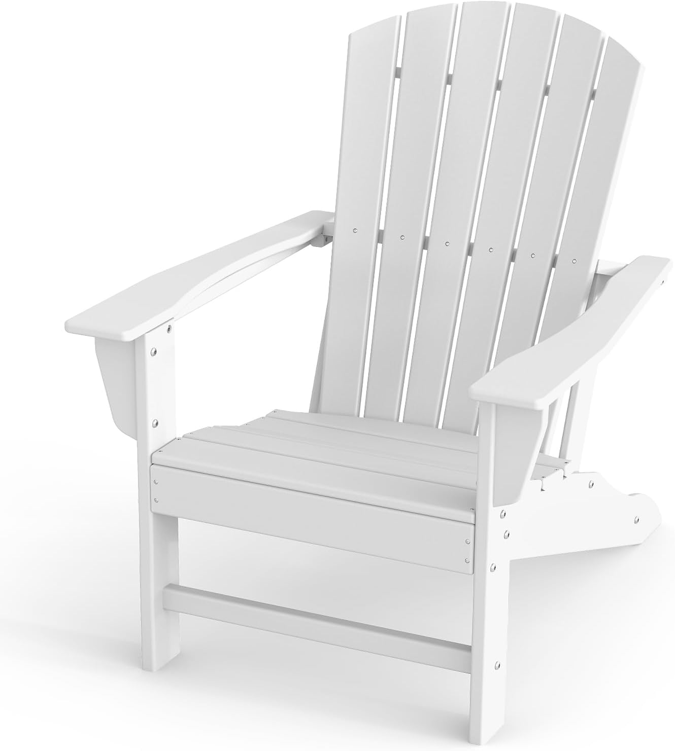 BRIOPAWS Adirondack-Chairs-Set of 4 | Fire Pit Chair | Oversized | HDPE Plastic | Weather Resistant | for Deck Outdoor Poolside Campfire | Blue