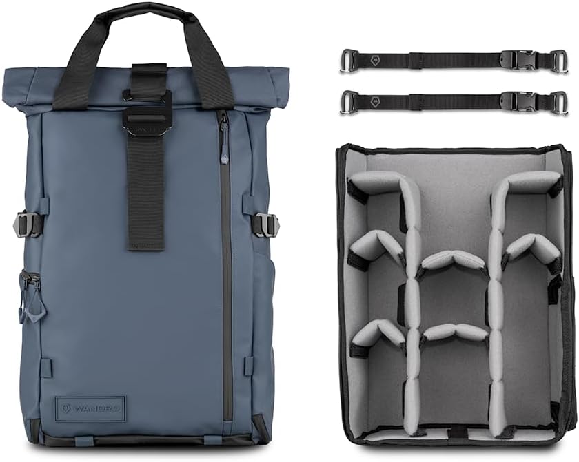 WANDRD All New PRVKE 21L V4: Camera Backpack and Photography Bundle - Weatherproof Travel and Photography Backpack, Bundle Includes 21L Bag, Camera Cube, Waist Straps, and Accessory Straps