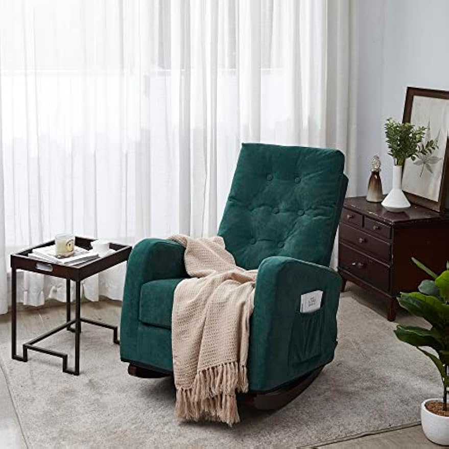 CHARMMA Accent Chair TV Chair Living Room Chair Lazy Recliner Comfortable Fabric Leisure Sofa,Modern High Back Armchair