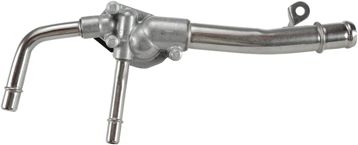A-Premium Engine Coolant Thermostat Housing W/Water Inlet & Gasket - DOHC 4,6Cyl 3.6 2.5L - Compatible with Chevy, GMC, Buick, Saturn Vehicles - 2007-2017 - Traverse, Acadia, Enclave, Outlook
