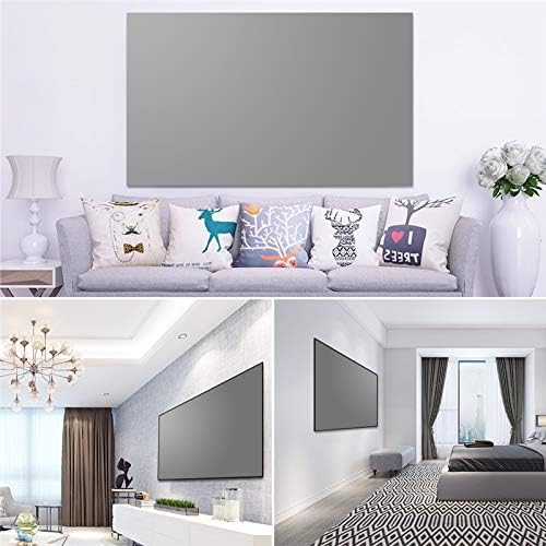 100 Inch 60/84 /120/130 Inch 16:9 Projector Screen High Brightness Reflective Fabric Cloth Screen(120 inch)