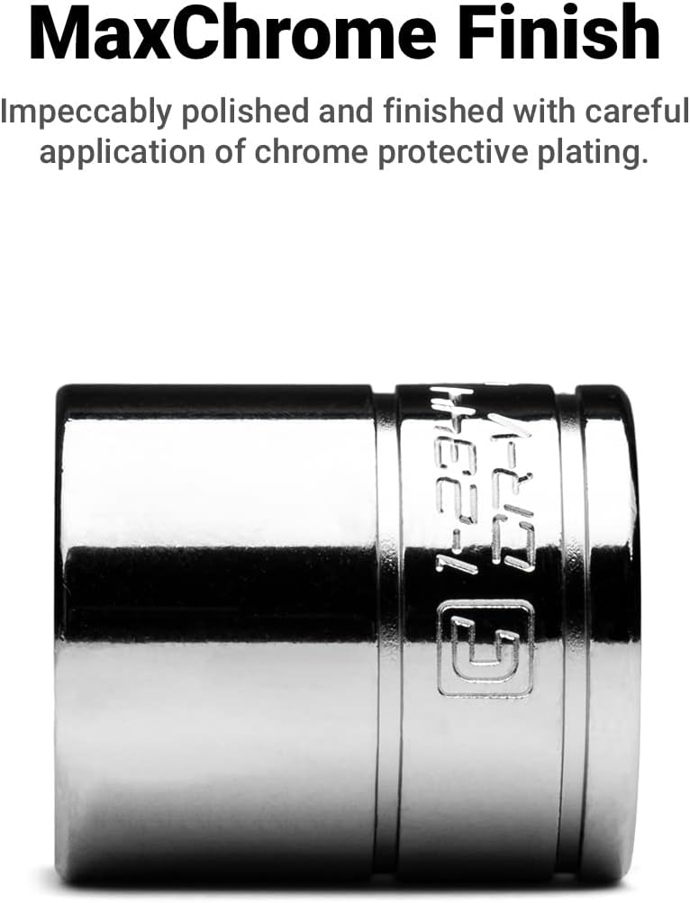 Capri Tools 3/8 in. Drive Shallow and Deep Chrome Socket Set, 6-Point, 8 to 22 mm, 30-Piece