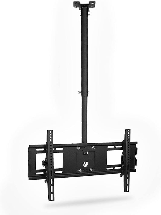 Universal TV Stand Ceiling TV Mount, 360° Swivel and Tilt Ceiling TV Bracket, for 37-75 Inch Flat and Curved TVs Up to 100kg\/220lbs (Size : 1.5m) (2m)