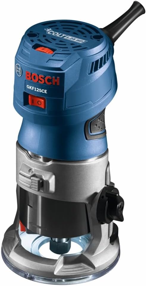Bosch GKF125CEK Colt 1.25 HP (Max) Variable-Speed Palm Router Kit