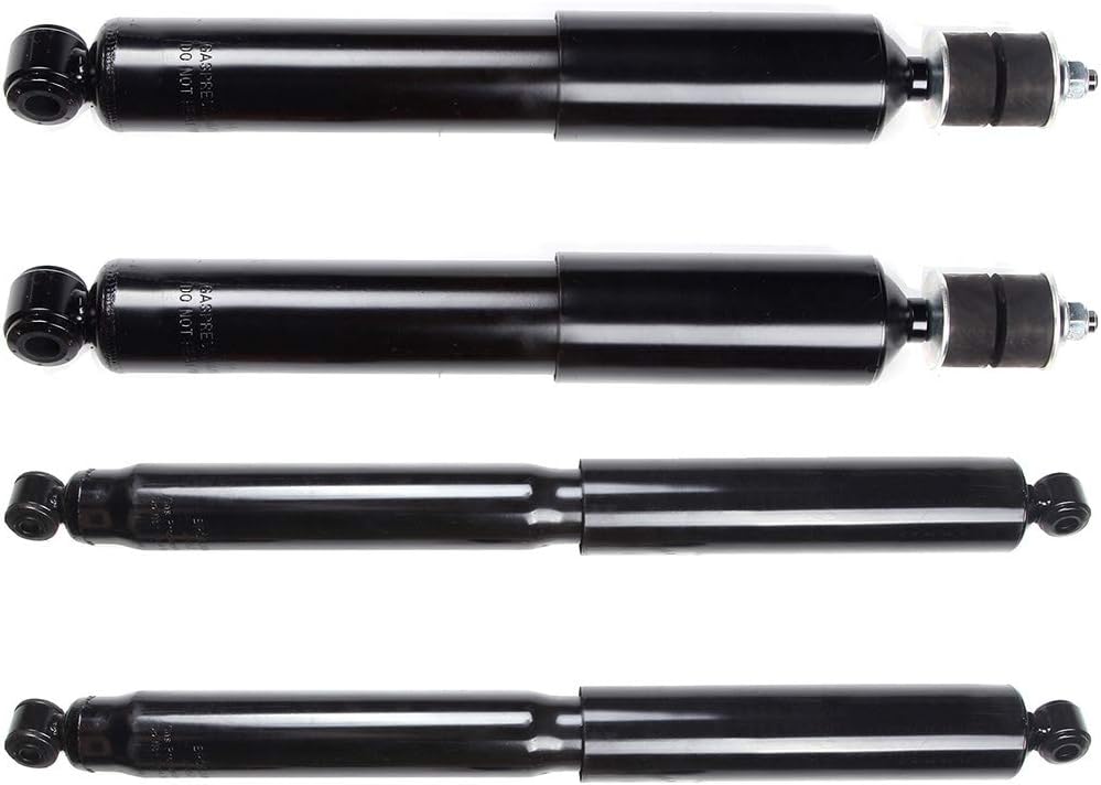 SCITOO Front and Rear Shock Absorbers Struts Compatible with 2005-2016 for Ford for F-250 Super Duty, 2005-2016 for Ford for F-350 Super Duty, Replace 344370 34684 Automotive Shocks 4PCS