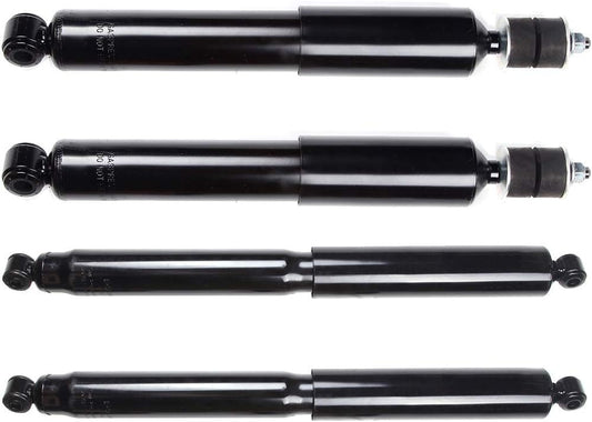 SCITOO Front and Rear Shock Absorbers Struts Compatible with 2005-2016 for Ford for F-250 Super Duty, 2005-2016 for Ford for F-350 Super Duty, Replace 344370 34684 Automotive Shocks 4PCS