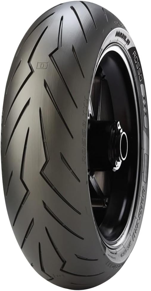 180/55ZR-17 (73W) Pirelli Diablo Rosso 3 Rear Motorcycle Tire for Yamaha FZ8 2011-2013