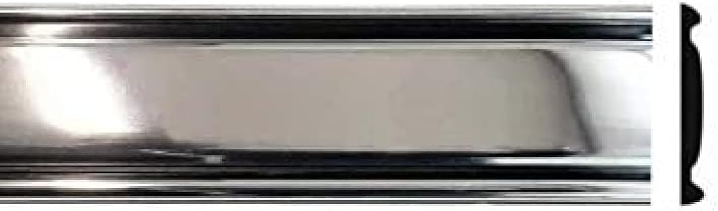 1973-1987 Chevy GMC Chrome Side Body Trim Molding C10, C20, C30, K10, K20, K30, V10, Suburban, Custom Deluxe, Silverado, Pickup Trucks - 2.25" Wide (Full Roll - 320")