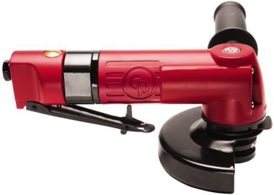 Chicago Pneumatic CP9121BR - Air Grinder Tool, Welder, Woodworking, Automotive Car Detailing, Stainless Steel Polisher, Heavy Duty, Right Angle Grinder, 5 Inch (125 mm), 0.8 HP / 600 W - 12000 RPM