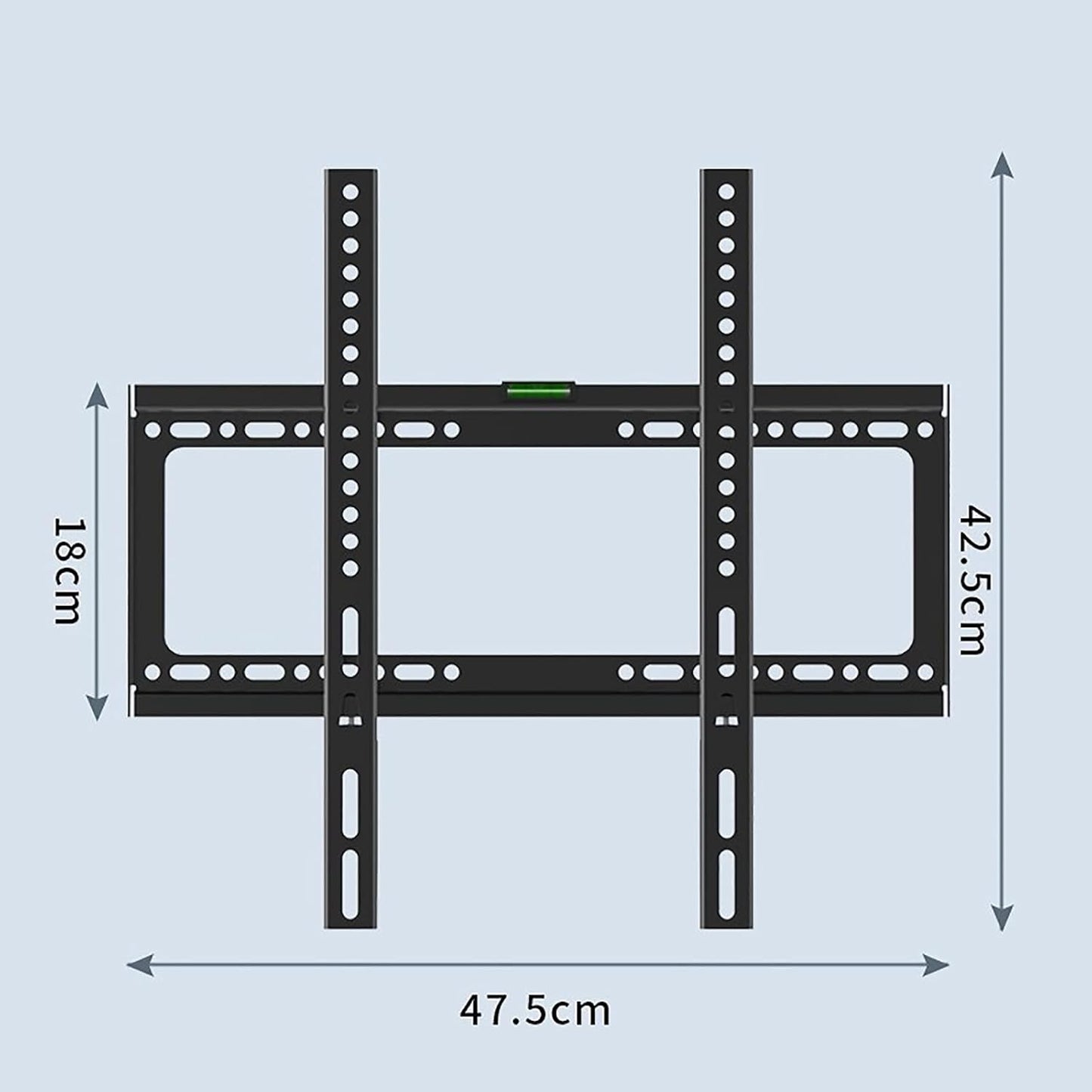 Universal TV Wall Mount Bracket - Low Profile Design for Flat Screen TVs, Supports Up to 110 Lbs, Perfect for Home Theater Setup