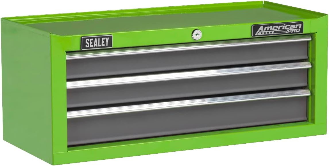 Sealey Mid-Box Tool Chest 3 Drawer with Ball-Bearing Slides - Purple/Grey - AP22309BBCP