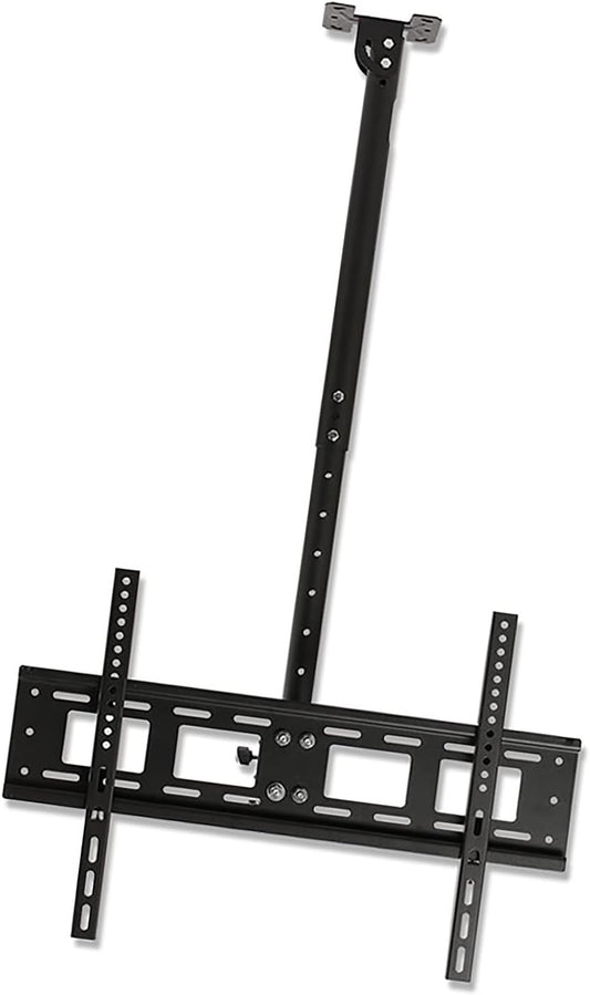 Adjustable Ceiling TV Mount Bracket - Tv Wall Mount Ceiling TV Mount Bracket, Fits 40-80inch LED Sn Display TV Stand, Can 90° Flip Down Full Motion 360 Deg Rotation Tilt TV M,0.652.05m