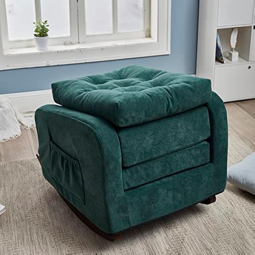 CHARMMA Accent Chair TV Chair Living Room Chair Lazy Recliner Comfortable Fabric Leisure Sofa,Modern High Back Armchair