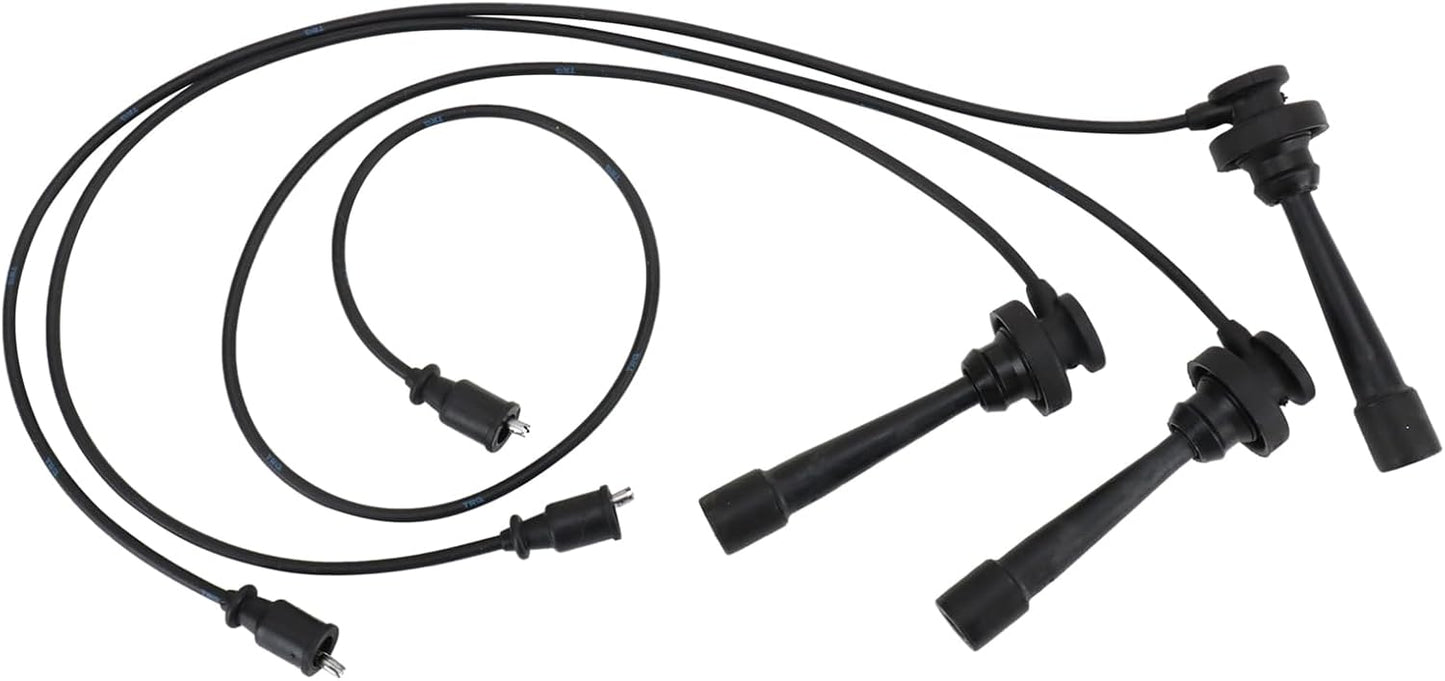 TRQ Ignition Kit Spark Plugs Wire Set Compatible with 2003-2006 Mitsubishi Montero