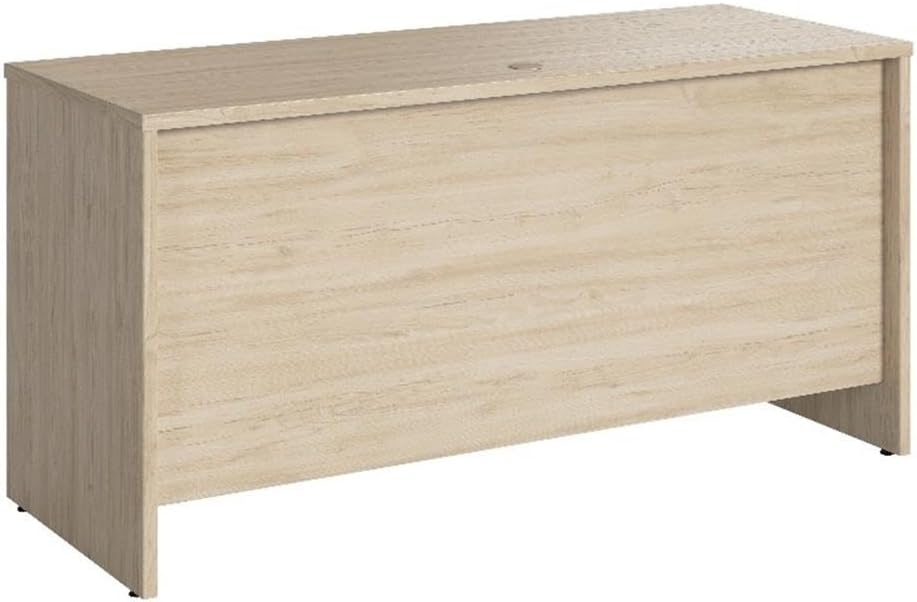 Bush Business Furniture Studio C 60W x 24D Credenza Desk in White, Computer Table for Home or Professional Office