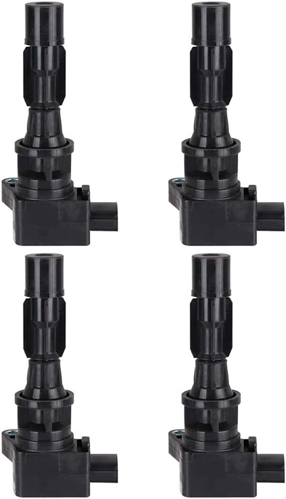 cciyu Pack of 4 Ignition Coils for Mazda 3 for Mazda 5 2008 2009 2010 2011 2012 2013 2014 2015 Fits for UF604 C1685 UF-604