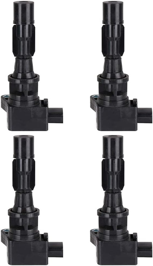 cciyu Pack of 4 Ignition Coils for Mazda 3 for Mazda 5 2008 2009 2010 2011 2012 2013 2014 2015 Fits for UF604 C1685 UF-604