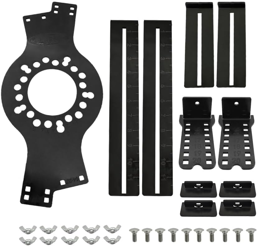 14"-22" Wheel Fitment Simulator Tool, Tire Size for Test Measuring Mockup, 5-Lug