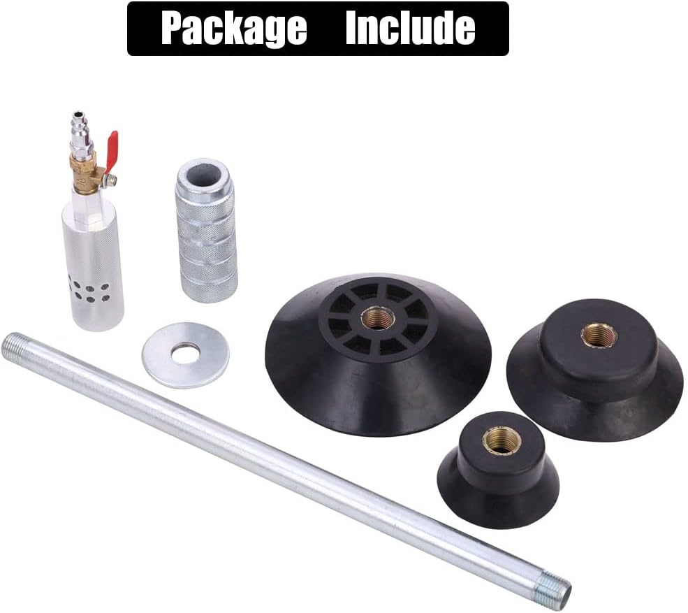 YYCKE Upgraded Car Dent Air Pneumatic Dent Puller Car Auto Body Repair 3PCS Suction Cup Slide Hammer Tool Kit Hammer Tools Hand Tool