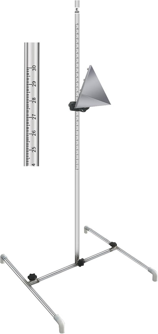 ADAS Calibration Tool Kit Compatible with Honda Toyota Kia Ford ADAS Radar Aiming Calibration Tool,Post with 0-30 Centimeter Scale,Corner Reflector Target with Billet Aluminum Stand