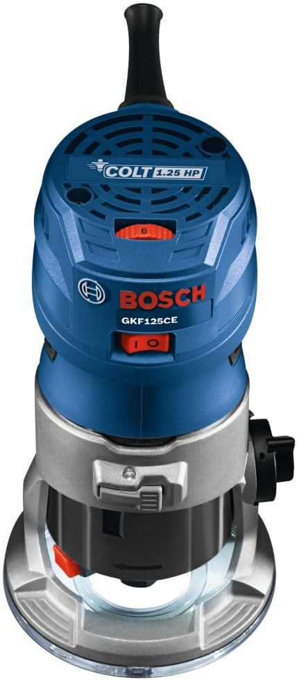 Bosch GKF125CEK Colt 1.25 HP (Max) Variable-Speed Palm Router Kit