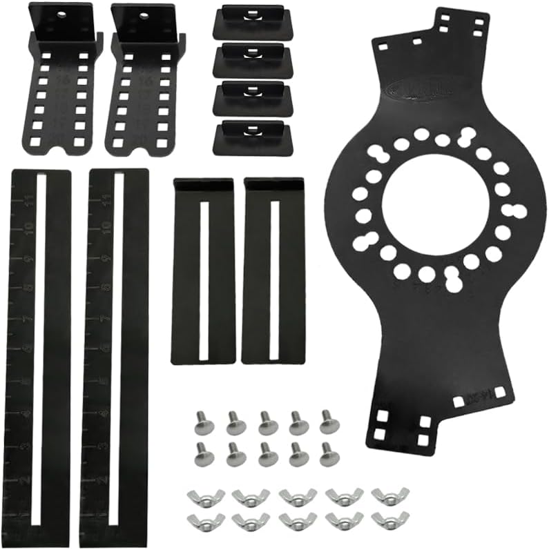 14"-22" Wheel Fitment Simulator Tool, Tire Size for Test Measuring Mockup, 5-Lug